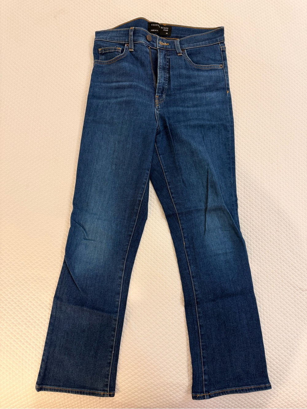 Veronica Beard Deep Blue Flare Jeans